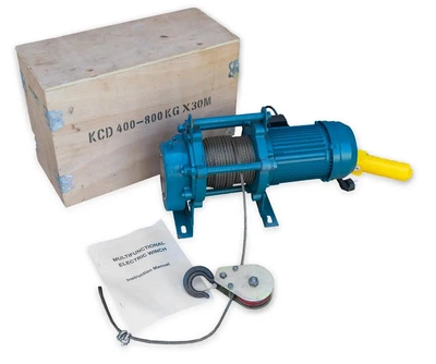 Лебедка электрическая Kraissmann KCD 400/800 (высота подъема 30/15 м, 220 В, одна фаза)