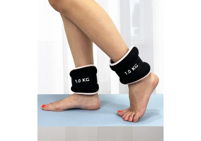 Утяжелители EasyFit Comfort 1 кг для ног и рук с металлом (пара)