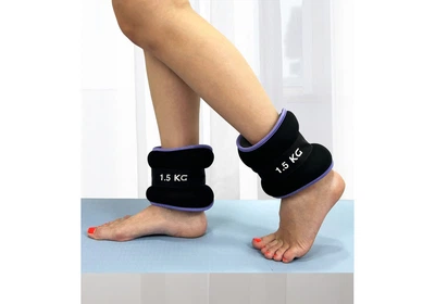 Утяжелители EasyFit Comfort 1,5 кг для ног и рук с металлом (пара)