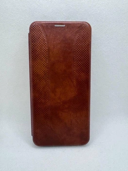 Чохол книжка Premium для Xiaomi Redmi 14C Коричневий