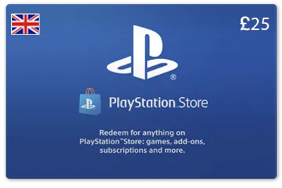 Картка поповнення Playstation PSN Gift Card 25 GBP