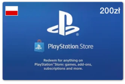 Картка поповнення Playstation PSN Gift Card 200 PLN