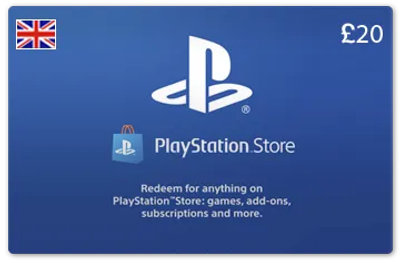 Картка поповнення Playstation PSN Gift Card 20 GBP