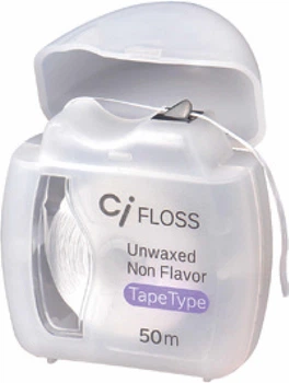 Зубна тефлонова стрічка Ci medical Ci Floss PTFE Tape Type з фтором 50 м (4580532535394)
