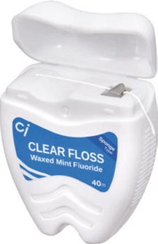 Зубна нитка Ci medical Ci Clear Floss Вощена з ефектом розширювання 40 м (4580532545690)