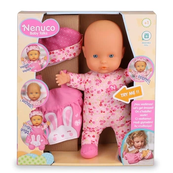 М’який пупс зі звуками Ми одягаємося, 25 см, Nenuco 700016282