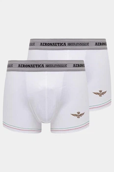 Базовий білий набір спідньої білизни 2 шт. Aeronautica Militare 6818 XXL
