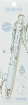 Ручка гелевая Buromax Blossom 0.5 мм с ароматизированным грипом Тюльпан Синяя (BM.8368-14)