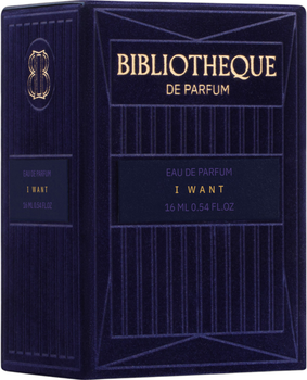 Bibliotheque De Parfum I Want парфумована вода для жінок