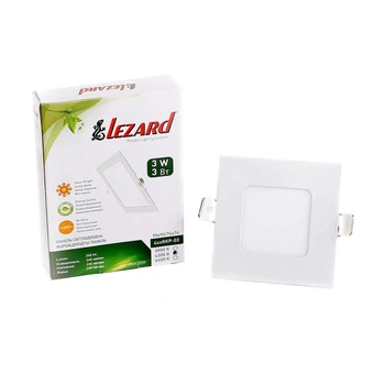 LED світильник вбудований квадратний Lezard 3W 4200K