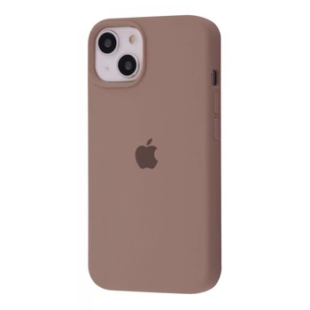Чехол силиконовый микрофибра (AA) Epic Silicone Case Full для Apple iPhone 15 clay