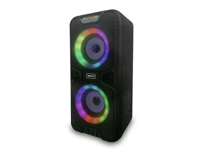 Колонка портативная музыкальная Bluetooth BKK B86 8917 2х10Вт черный
