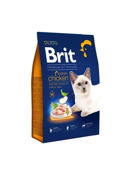 Сухой корм Brit Premium by Nature Cat Indoor для кошек живущих в помещении - 0,8 кг