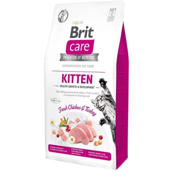 Сухой корм Brit Care Cat GF Kitten Growth & Development сухой корм для котят - 0,4 кг