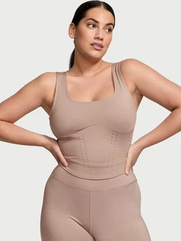 Спортивний топ для фітнесу жіночий Victoria's Secret 227313314 XS Коричневий (1159816924)