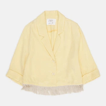 Куртка для девочек Zara 1133/603 116 см Желтая (01133060306061)