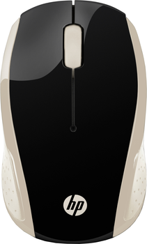 Миша HP 200 Wireless Gold (2HU83AA)