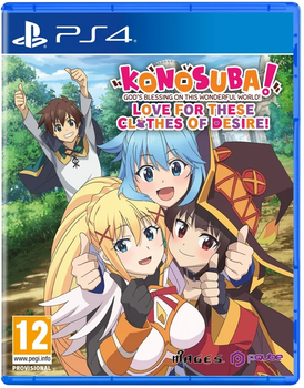 Gra PS4 Konosuba: God's Blessing on this Wonderful World! Love For These Clothes Of Desire (płyta Blu-ray) (5060690796268)