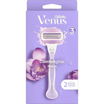 Бритва Gillette Venus ComfortGlide Breeze 3 леза + 2 насадки