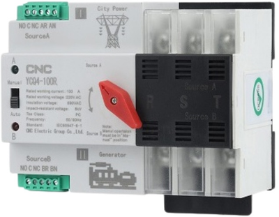 Автоматичний перемикач CNC YCQ4-100R/3P 220V 100A (NV822461)
