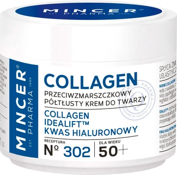 Krem przeciwzmarszczkowy do twarzy Mincer Pharma Collagen №302 50+ 50 ml (5902557260447)