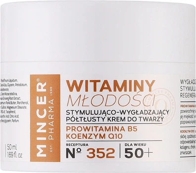 Krem do twarzy Mincer Pharma Vitamins Philosophy №352 50+ 50 ml (5902557260591)