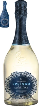 Вино ігристе Manzane Springo Blue Conegliano Prosecco Formeniga Extra Brut біле ектра брют 0.75 л 11-12% (8033040890227)