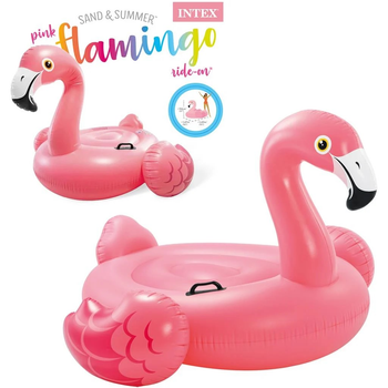 Materac dmuchany do pływania Intex Flamingo 142 x 137 x 97 cm 57558 (6941057403021)