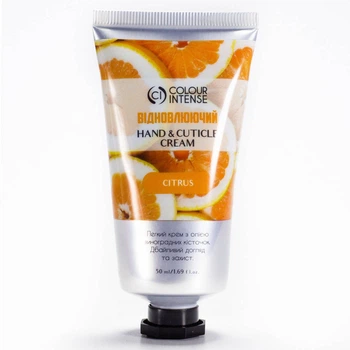 Крем для рук і нігтів Colour Intense Hand&Cuticle Cream Цитрус відновлючий
