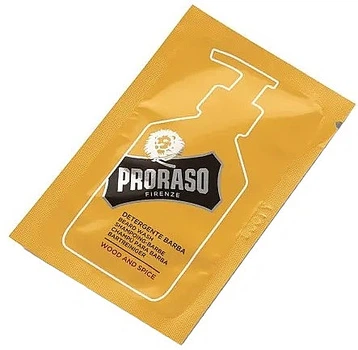 Шампунь для бороди - Proraso Wood & Spice Beard Wash (пробник) 4ml (1018231-71357)