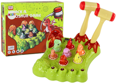 Zabawka edukacyjna Wack-A-Mole Leantoys Dinozaury (5905991006268)