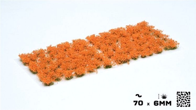 Kwiaty do dekoru Gamers Grass Orange Flowers Wild 6 mm (738956789945)