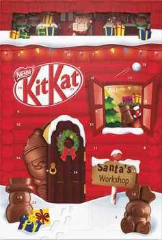 Набір цукерок KitKat Різдвяний календар 208 г (8000300408690)