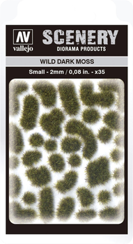 Trawa do dekoru Vallejo SC402 Scenery Wild Dark 2 mm x 35 (8429551986007)