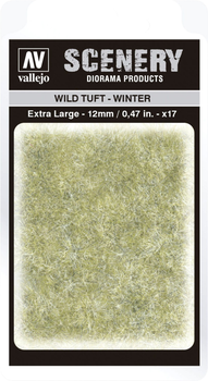 Trawa do dekoru Vallejo SC421 Scenery Wild Tuft Winter 12 mm x 17 (8429551986199)