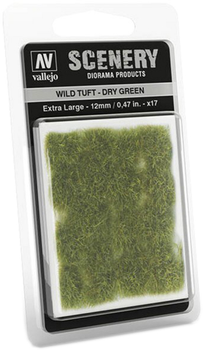 Trawa do dekoru Vallejo SC424 Scenery Wild Tuft Dry Green 12 mm x 17 (8429551986229)