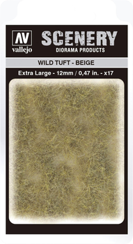 Trawa do dekoru Vallejo SC429 Scenery Wild Tuft Beige 12 mm x 17 (8429551986274)