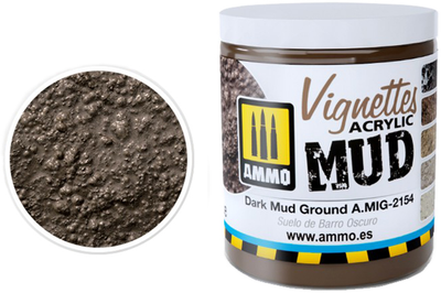 Pasta akrylowa Ammo Vignettes Dark Mud Ground 100 ml (8432074021544)