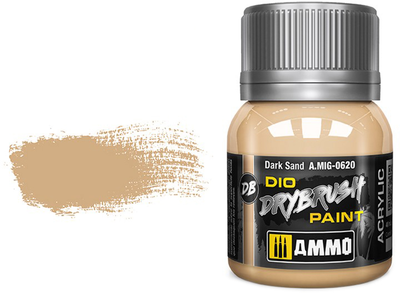 Фарба Ammo DIO Drybrush 40 мл Темний Пісок (8432074006206)