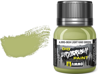 Farba Ammo DIO Drybrush 40 ml Jasno-kaktusowa Zielona (8432074006343)