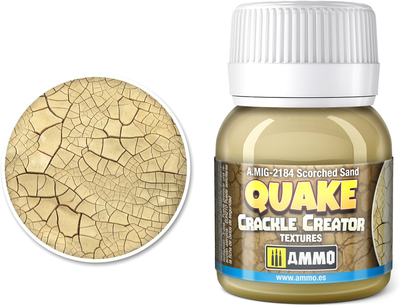 Farba pękająca Ammo Quake Crackle Creator Textures Scorched Sand 40 ml (8432074021841)