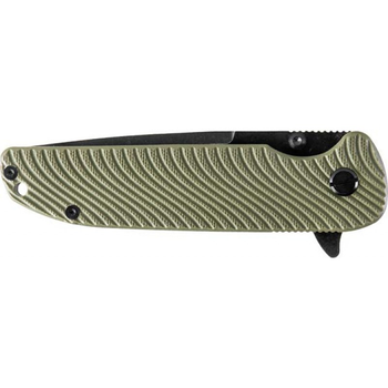 Ніж SKIF Bulldog G-10 / Black SW green (733F)