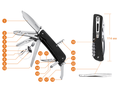 Нож многофункциональный Ruike Trekker LD51-B