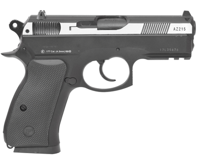 Пистолет пневматический ASG CZ 75D Compact Nickel BB кал. 4.5 мм