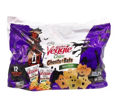 Овощные чипсы Sensible Portions Gluten-Free Ghosts Bats Sea Salt Garden 12 шт х 14 г
