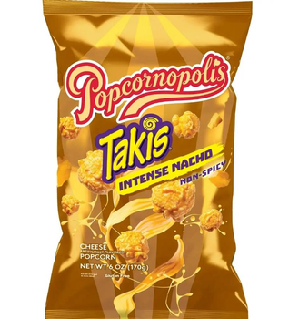 Сирний попкорн Takis Popcornopolis Intense Nacho 170 г