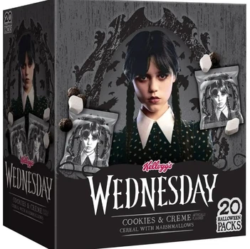 Сухий сніданок Kellogg's Wednesday Cereal Pouches зі смаком печива та крему з маршмеллоу 20шт 255 г