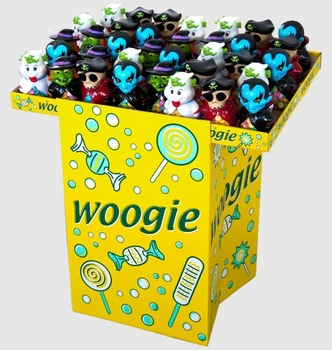 Копилка с конфетами драже Woogie Ghost Train Halloween 110 г