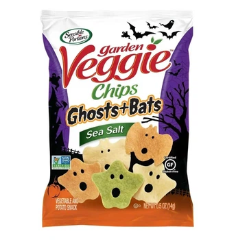 Овощные чипсы Sensible Portions Gluten-Free Ghosts Bats Sea Salt Garden 12 шт х 14 г
