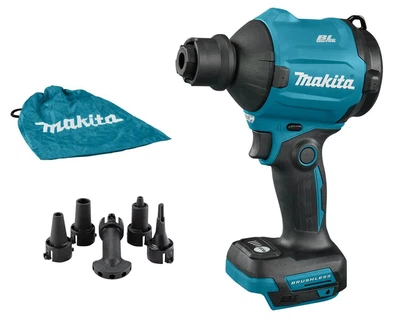 Аккумуляторная воздуходувка Makita DAS180Z с комплектом насадок, без акб и з/у (DAS180Z)